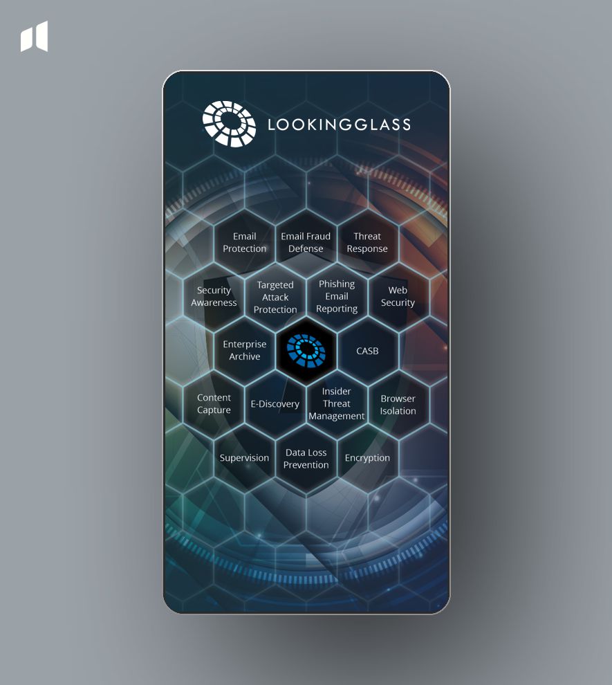 LookingGlass Cyber website design project by Averma (Horley, Surrey), improving digital presence for a US cybersecurity company.